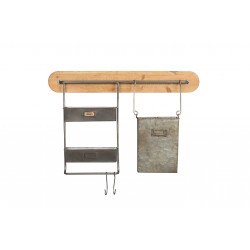 Rangement mural de cuisine vintage Marley - Dutchbone