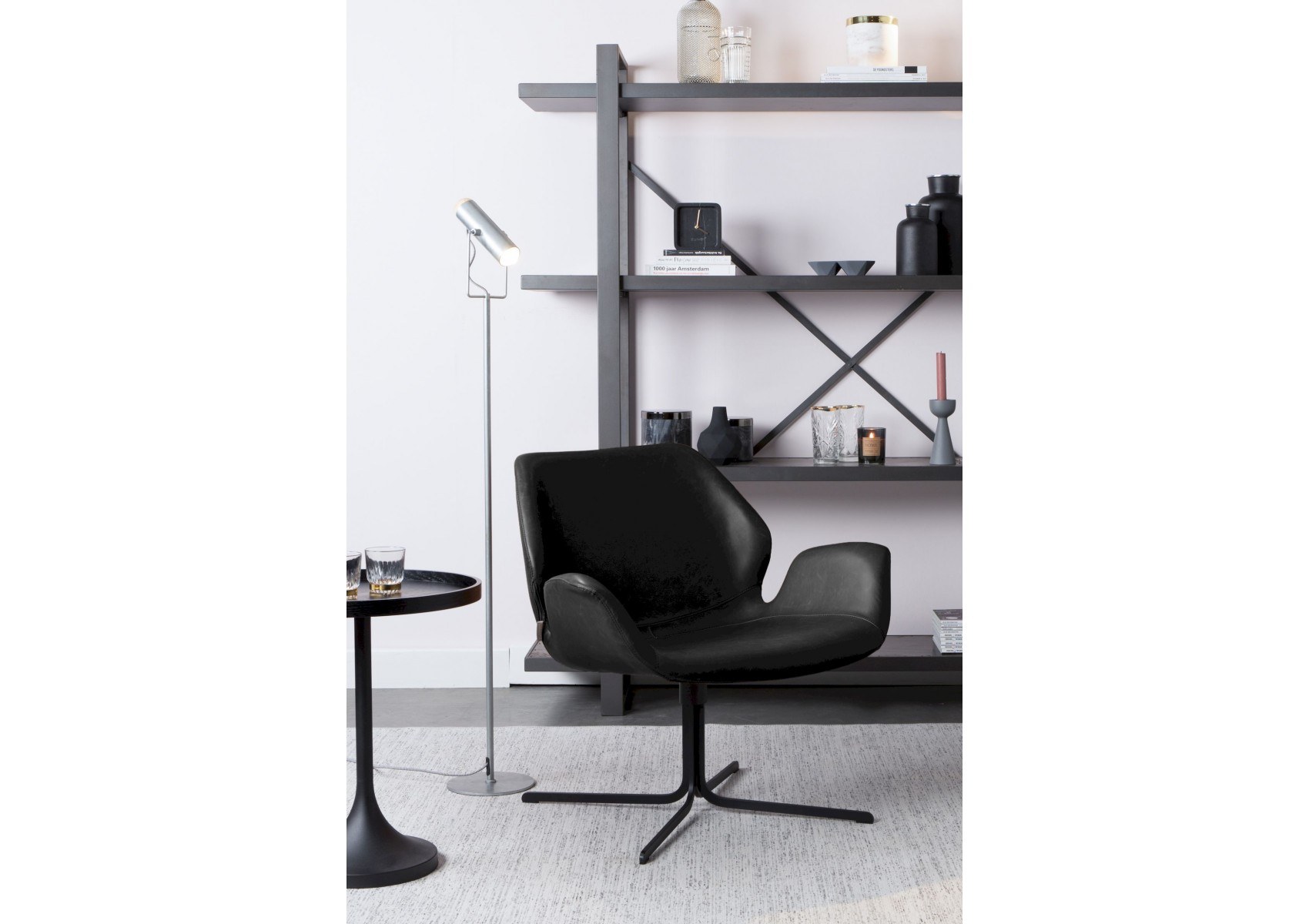 Chaise de salon pivotante Nikki  Zuiver