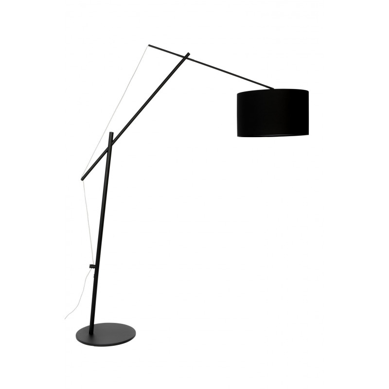 Lampadaire design réglable noir Tokio