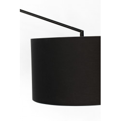 Lampadaire design réglable noir Tokio