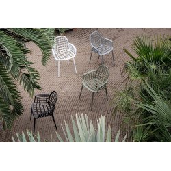 Lot 2 chaises en métal ALBERT KUIP jardin - Zuiver