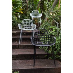 Lot 2 chaises en métal ALBERT KUIP jardin - Zuiver