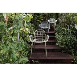 Lot 2 chaises en métal ALBERT KUIP jardin - Zuiver