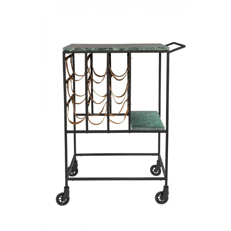 Chariot vintage marbre et métal MIL - Dutchbone Chariot vintage marbre et métal MIL - Dutchbone
