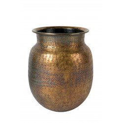 Vase bohème en métal BAHA - Dutchbone