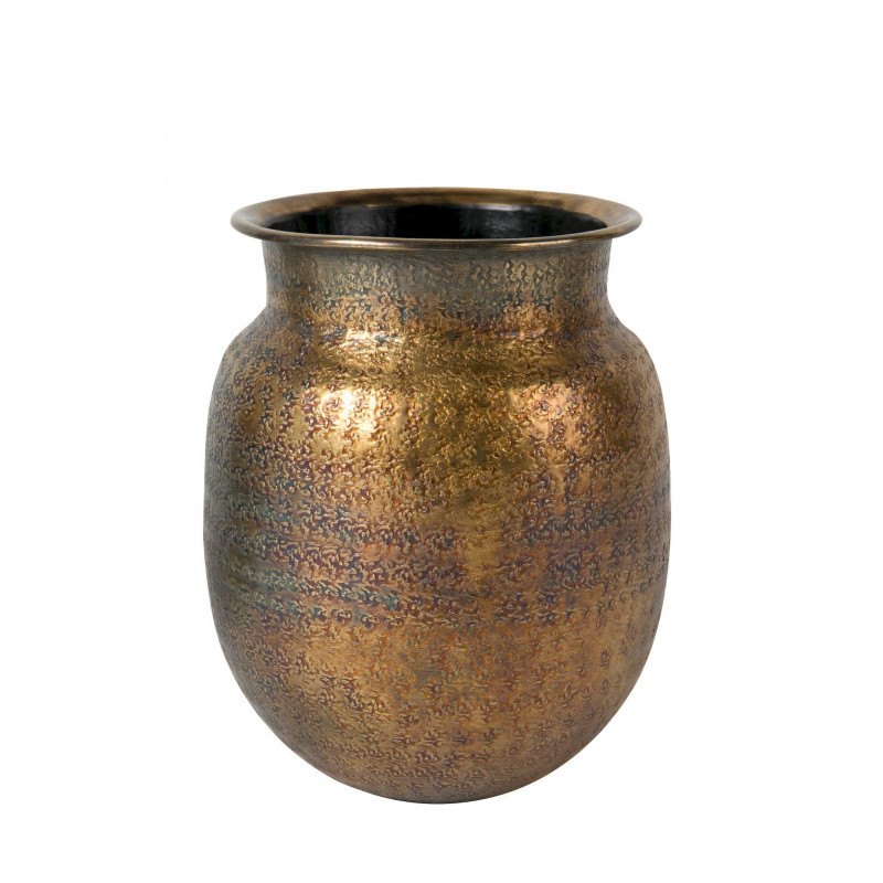 Vase bohème en métal BAHA - Dutchbone