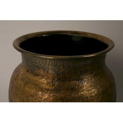 Vase bohème en métal BAHA - Dutchbone