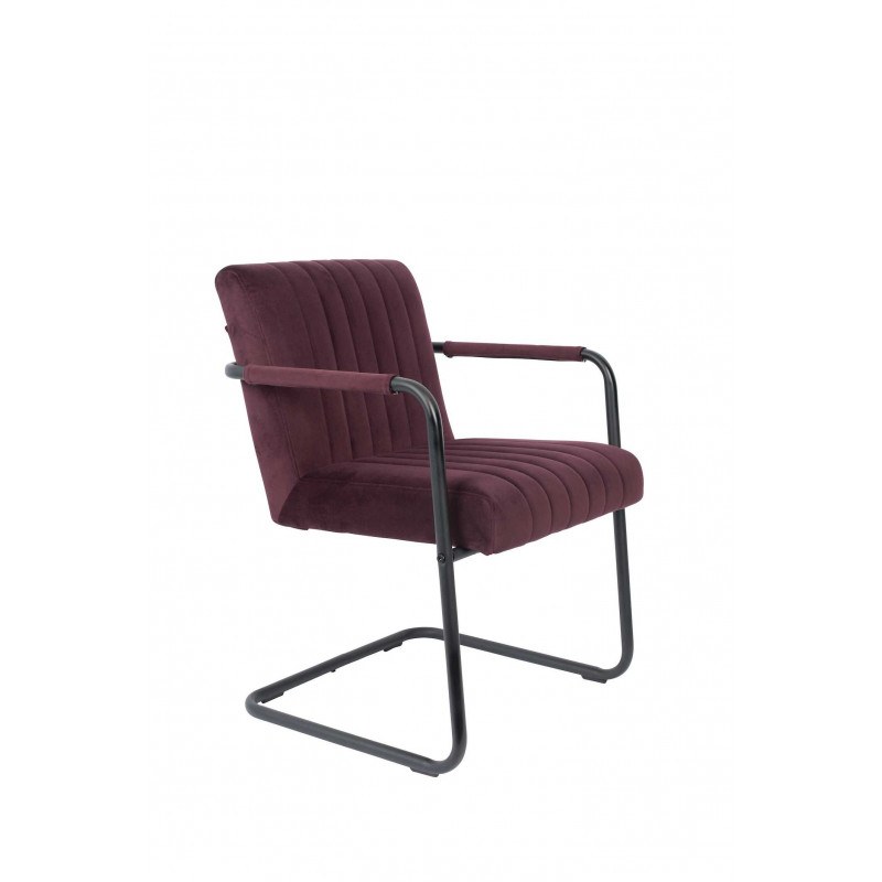 Fauteuil en velours dutchbone - STITCHED Fauteuil en velours dutchbone - STITCHED