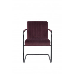 Fauteuil en velours dutchbone - STITCHED