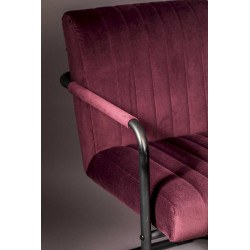 Fauteuil en velours dutchbone - STITCHED