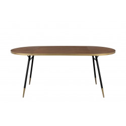 Table vintage ovale 90 x 180 - DENISE