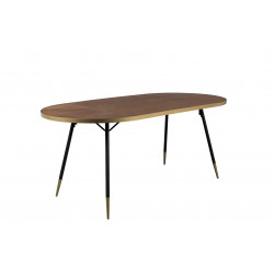 Table vintage ovale 90 x 180 - DENISE