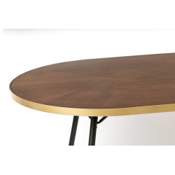Table vintage ovale 90 x 180 - DENISE