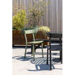 Chaise de jardin bistrot en métal Dutchbone - FRIDAY