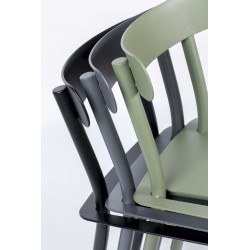 Chaise de jardin bistrot en métal Dutchbone - FRIDAY