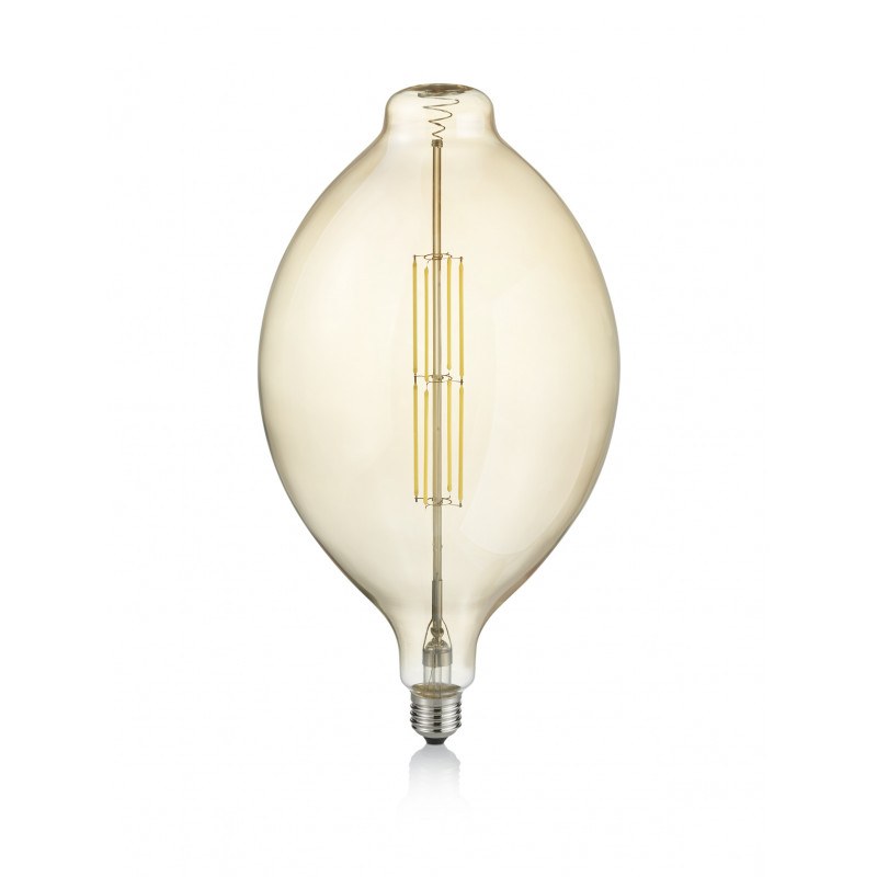 Ampoule jaune à filaments E27, 8W