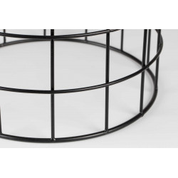 Table d'appoint métal et terrazzo Boite à design - TRAD