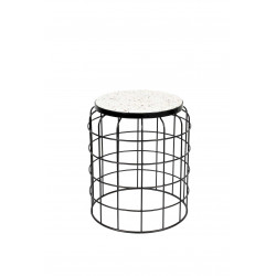 Table d'appoint Trad en terrazzo