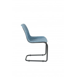 chaise luge bleu