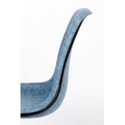Lot de deux chaises Thirsty avec coque en bouteilles recyclées - Zuiver