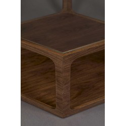 Table basse hexagonale en bois et verre Dutchone - SITA