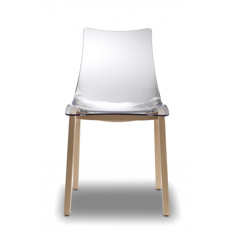 Chaise transparente design Natural Zebra par SCAB Design