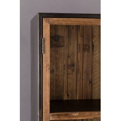 Vitrine en bois recyclé avec portes vitrées BERLIN - Dutchbone