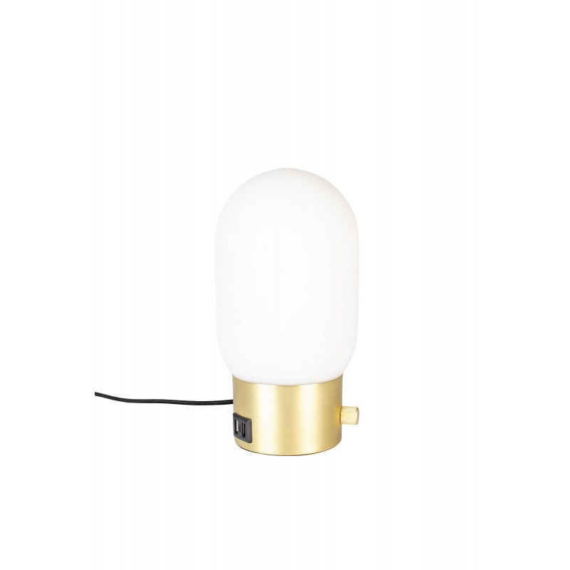 Lampe à poser blanc et or Urban charger - Zuiver Lampe à poser blanc et or Urban charger - Zuiver