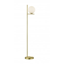 Lampadaire or et verre Pure Trio