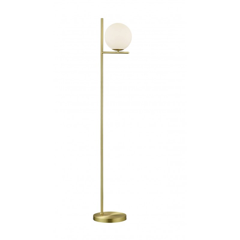 Lampadaire or et verre Pure Trio