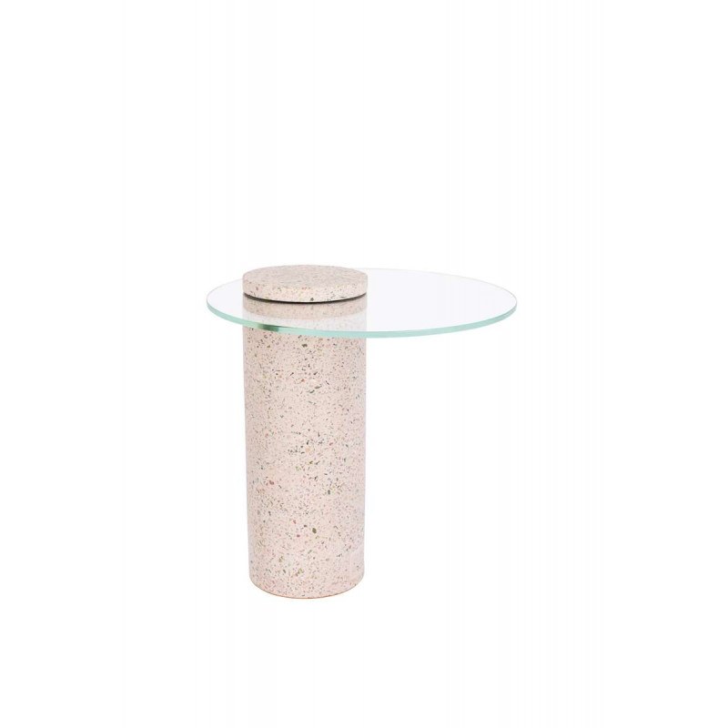 Table d'appoint ROSALINA en terrazzo rose - Zuiver Table d'appoint ROSALINA en terrazzo rose - Zuiver