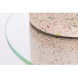 Table d'appoint ROSALINA en terrazzo - Zuiver