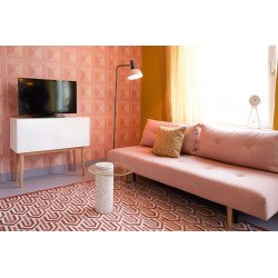 Table d'appoint ROSALINA en terrazzo blanc - Zuiver