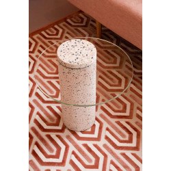 Table d'appoint ROSALINA en terrazzo - Zuiver