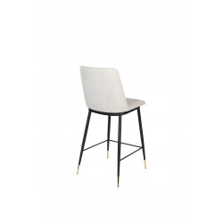 Lot de 2 tabouret design en tissu LIONEL 65cm - Boite à design