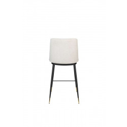 Lot de 2 tabouret design en tissu LIONEL 65cm - Boite à design