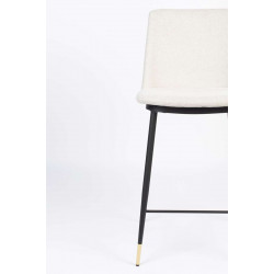 Lot de 2 tabouret design en tissu LIONEL 65cm - Boite à design