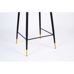 Lot de 2 tabouret design en tissu LIONEL 65cm - Boite à design