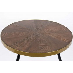 Table basse vintage ronde 61 cm - DENISE