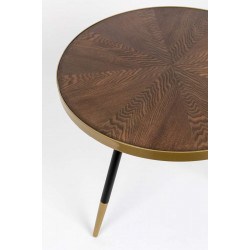 Table basse vintage ronde 61 cm - DENISE