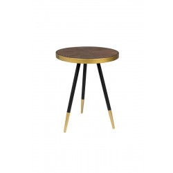 Table d'appoint vintage ronde - DENISE