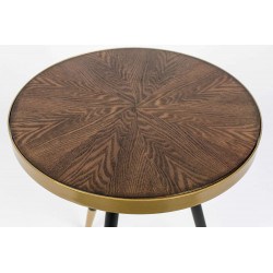 Table d'appoint vintage ronde - DENISE