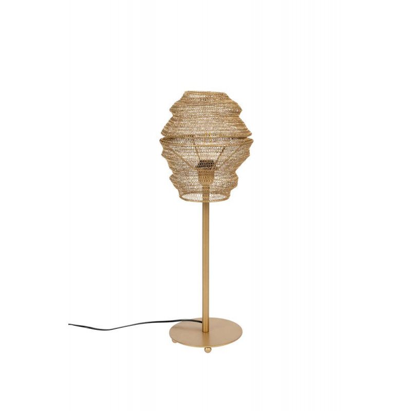 Lampe de table bohème en métal - Lena - Boite à design