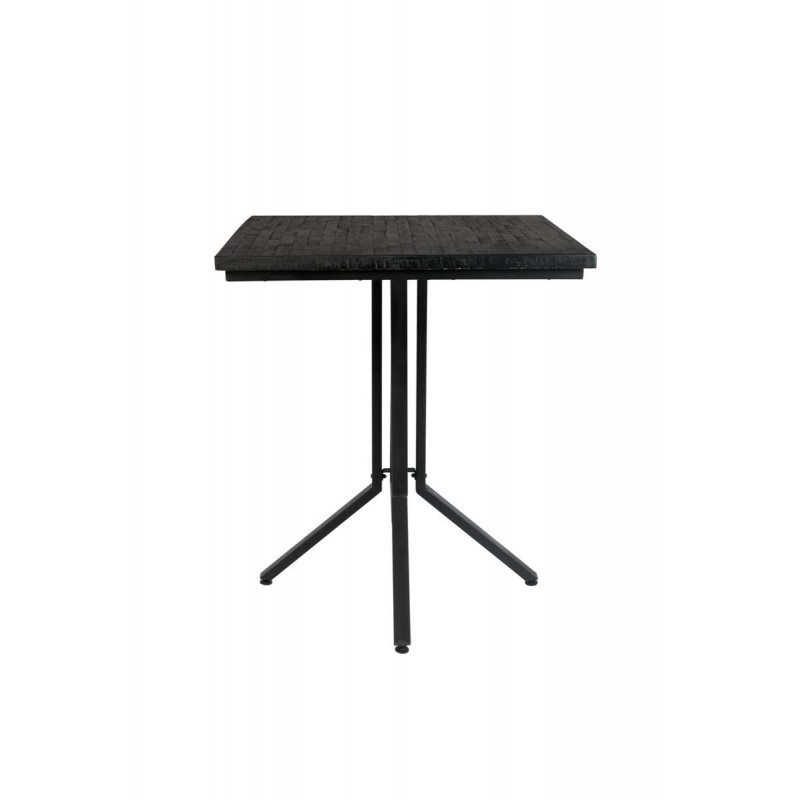 Table de bar bistrot carrée en bois et métal H93 cm - Maze - Boite à design Table de bar bistrot carrée en bois et métal H93 cm - Maze - Boite à design