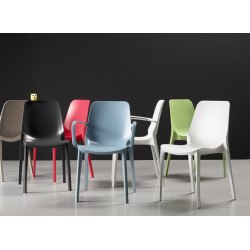 Chaises design Ginevra en polypropylène - lot de 2 - Scab design