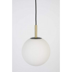 Suspension en verre blanc ORION 25cm par Zuiver