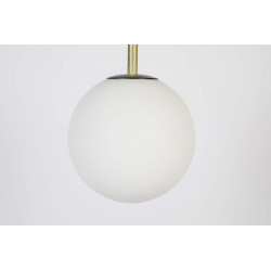 Suspension en verre blanc ORION 25cm par Zuiver