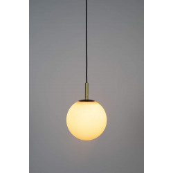 Suspension en verre blanc ORION 25cm par Zuiver