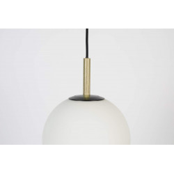 Suspension en verre blanc ORION 25cm par Zuiver