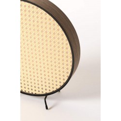 Lampe de table Sien en rotin et bois - Zuiver